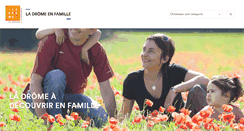 Desktop Screenshot of famille-drome.com