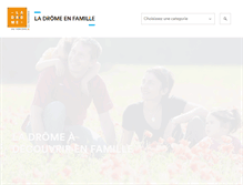 Tablet Screenshot of famille-drome.com